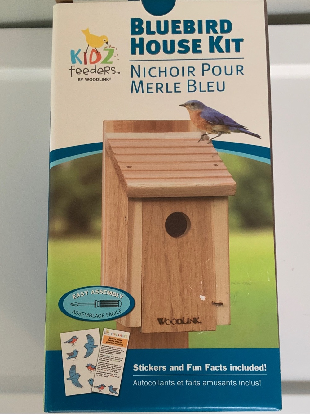 Kidz Feeders Bluebird House Kit by - Natural Wood